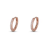 Orecchini Dilvdò Hoop ring in Argento Zircone ORDLRB3 - ORDLRB3